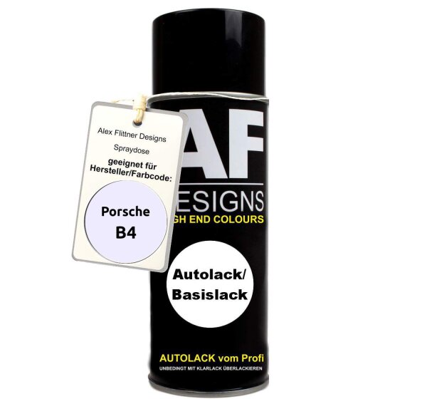 Für Porsche B4 Carrara White Spraydose Basislack Sprühdose 400ml