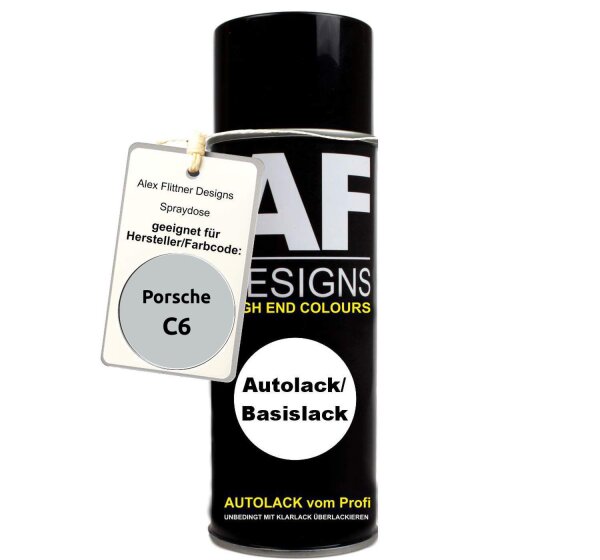 Für Porsche C6 Kristallsilber Metallic Spraydose Basislack Sprühdose 400ml