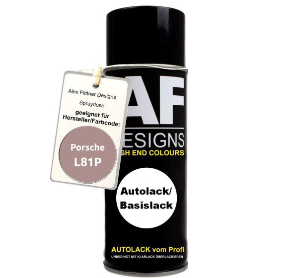 Für Porsche L81P Rosenquartz Metallic Spraydose Basislack Sprühdose 400ml