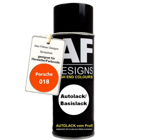 Für Porsche 018 Blutorange Spraydose Basislack Sprühdose 400ml