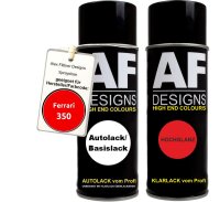 Spraydose für Ferrari 350 Rosso Dino Basislack...