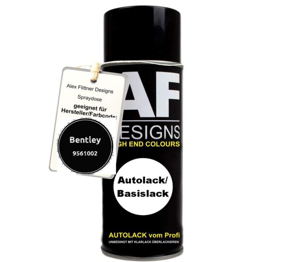 Für Bentley 9561002 Black Spraydose Basislack Sprühdose 400ml