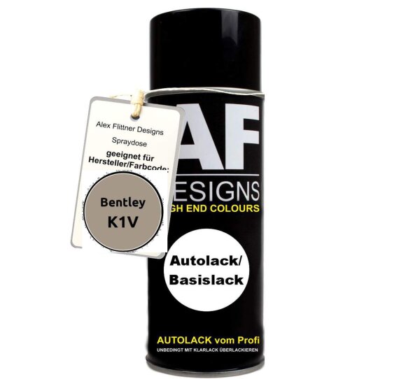 Für Bentley K1V White Sand Metallic Spraydose Basislack Sprühdose 400ml
