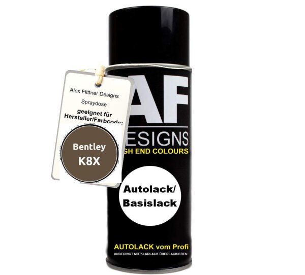 Für Bentley K8X Dark Cashmere Metallic Spraydose Basislack Sprühdose 400ml
