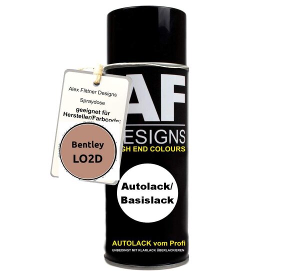 Für Bentley LO2D Burnt Orange Metallic Spraydose Basislack Sprühdose 400ml