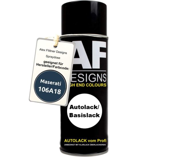Für Maserati 106A18 Blu Sera Metallic Spraydose Basislack Sprühdose 400ml