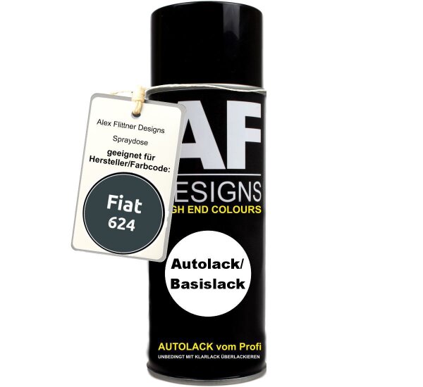 Für Fiat 0624 Grigio Medio Spraydose Basislack Sprühdose 400ml