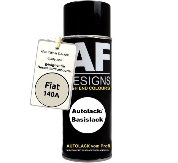 Für Fiat 140A Avorio Pergolesi Spraydose Basislack Sprühdose 400ml