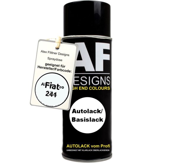 Für Fiat 241 Bianco Spraydose Basislack Sprühdose 400ml