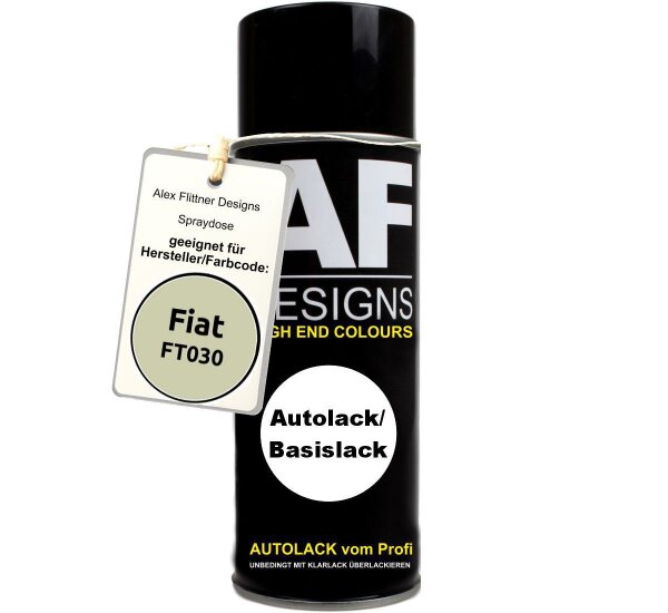 Für Fiat FT030 Magnesium Grey Metallic Spraydose Basislack Sprühdose 400ml