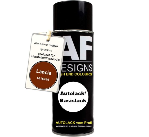 Für Lancia 1616246 Mandarin Metallic Spraydose Basislack Sprühdose 400ml