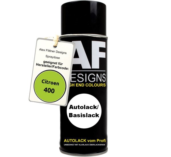 Für Citroen 400 Vert Spraydose Basislack Sprühdose 400ml