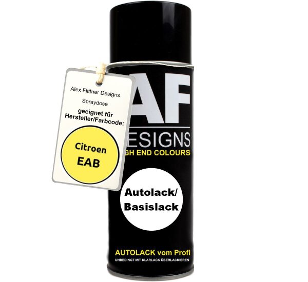 Für Citroen EAB Jaune Spraydose Basislack Sprühdose 400ml
