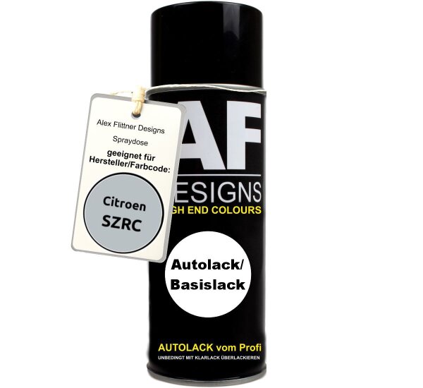 Für Citroen SZRC Gris Aluminium Metallic Spraydose Basislack Sprühdose 400ml