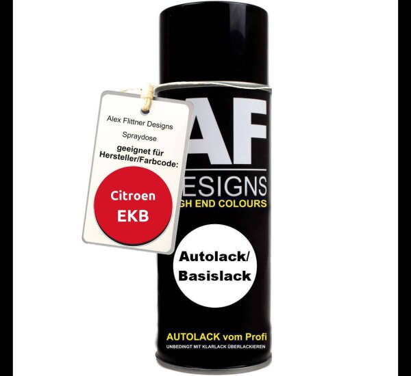Für Citroen EKB Rouge Vallelunga Spraydose Basislack Sprühdose 400ml