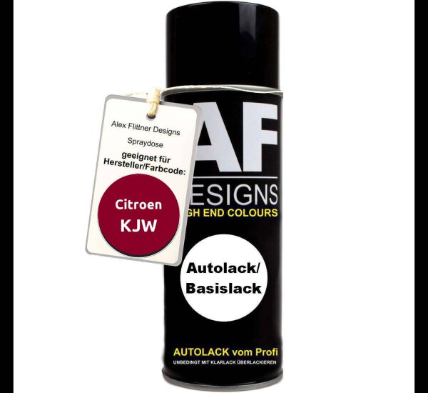 Für Citroen KJW Rouge Hermes Spraydose Basislack Sprühdose 400ml
