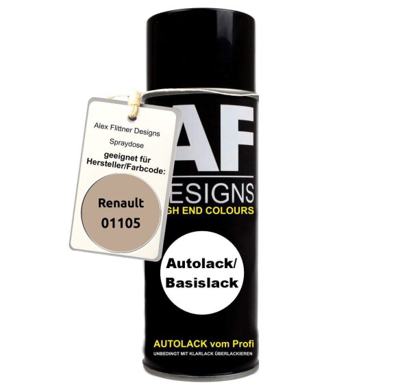 Für Renault 01105 Beige Europe Spraydose Basislack Sprühdose 400ml