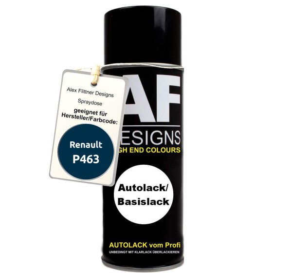 Für Renault P463 Azul Methyl Perol. Spraydose Basislack Sprühdose 400ml