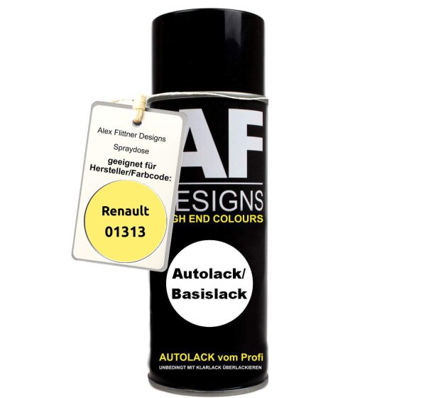 Für Renault 01313 Jaune Spraydose Basislack Sprühdose 400ml