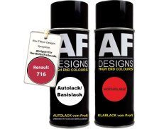 Spraydose für Renault 716 Rouge Framboise Basislack...