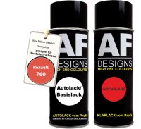 Spraydose für Renault 760 Rouge Grenade Basislack...