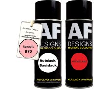 Spraydose für Renault B70 Rose Basislack Klarlack...