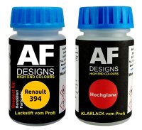 Lackstift für Renault 394 Jaune/Orange + Klarlack je...