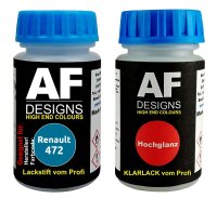 Lackstift für Renault 472 Azul + Klarlack je 50ml...
