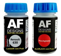 Lackstift für Renault 630 Gris + Klarlack je 50ml...