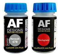 Lackstift für Renault 678 Gris + Klarlack je 50ml...