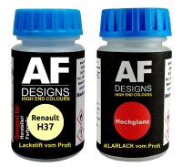 Lackstift für Renault H37 Jaune + Klarlack je 50ml...