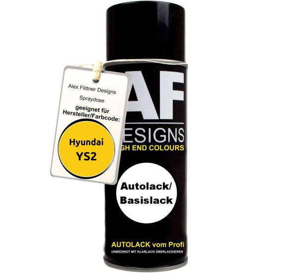 Für Hyundai YS2 Spring Yellow Spraydose Basislack Sprühdose 400ml