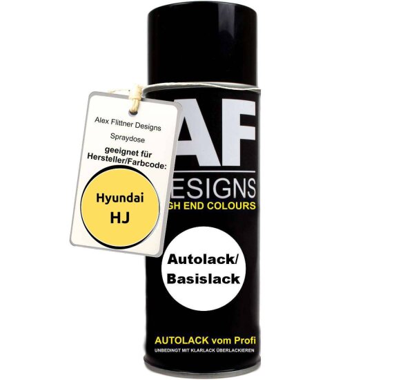 Für Hyundai HJ Sunny Yellow Spraydose Basislack Sprühdose 400ml
