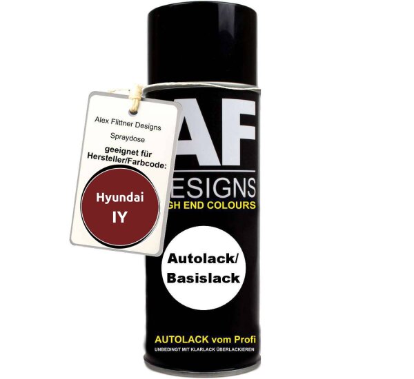 Für Hyundai IY Spicy Red Metallic Spraydose Basislack Sprühdose 400ml