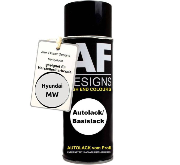 Für Hyundai MW Marble White Pearl Spraydose Basislack Sprühdose 400ml