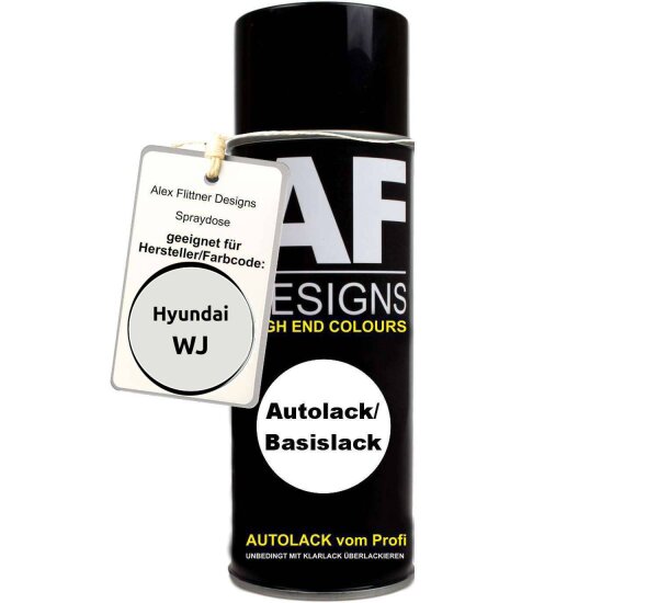 Für Hyundai WJ Shimmering White Pearl Spraydose Basislack Sprühdose 400ml