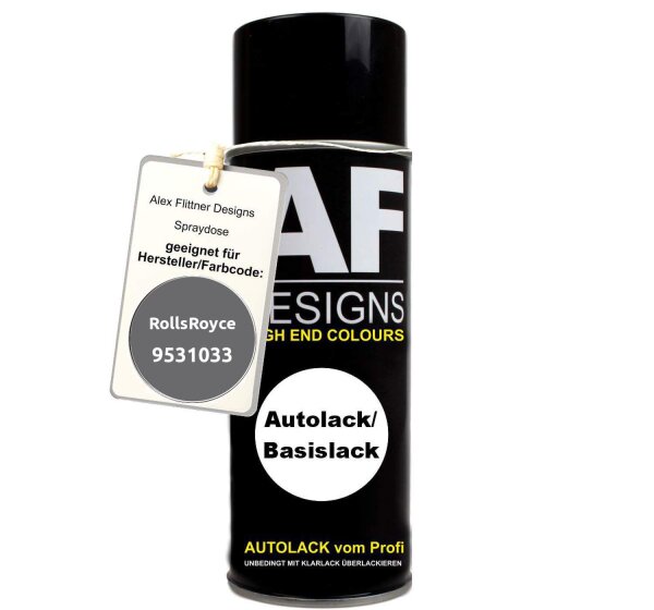 Für RollsRoyce 9531033 Diamond Blue Silver Metallic Spraydose Sprühdose 400ml
