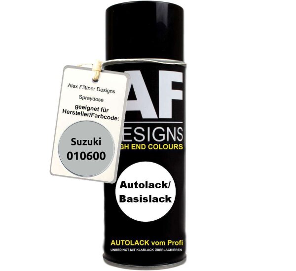 Für Suzuki 010600 Chrystal Silver Metallic Spraydose Basislack Sprühdose 400ml