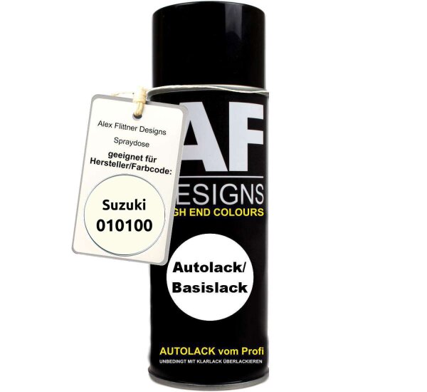Für Suzuki 010100 Francois White Spraydose Basislack Sprühdose 400ml