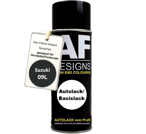 Für Suzuki 09L Wheel Black Spraydose Basislack Sprühdose 400ml