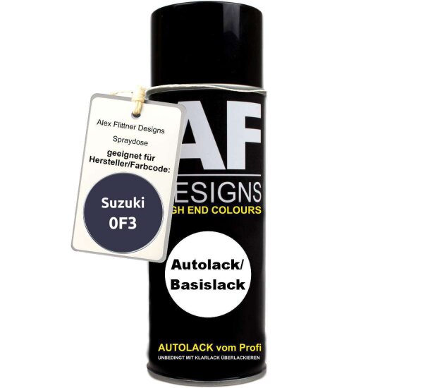 Für Suzuki 0F3 Dark Purple Spraydose Basislack Sprühdose 400ml