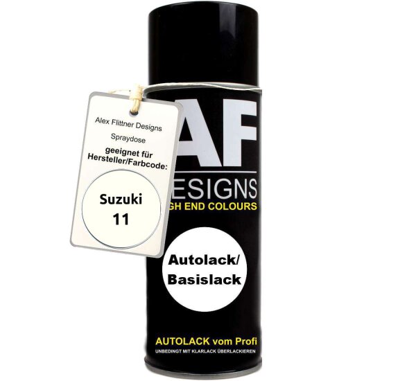 Für Suzuki 11 White Spraydose Basislack Sprühdose 400ml
