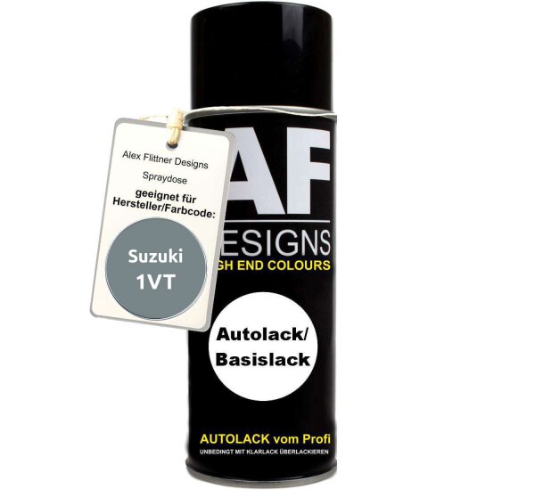 Für Suzuki 1VT Light Grey Metallic Spraydose Basislack Sprühdose 400ml