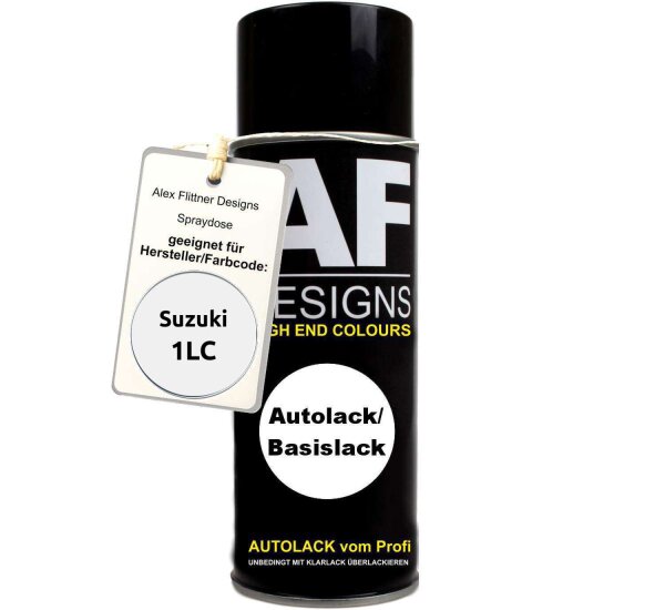 Für Suzuki 1LC White Spraydose Basislack Sprühdose 400ml