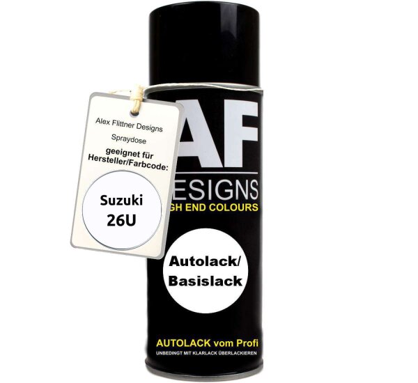 Für Suzuki 26U Superior White Spraydose Basislack Sprühdose 400ml