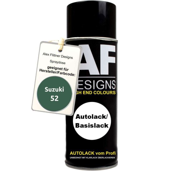 Für Suzuki 52 Emerald Green Spraydose Basislack Sprühdose 400ml