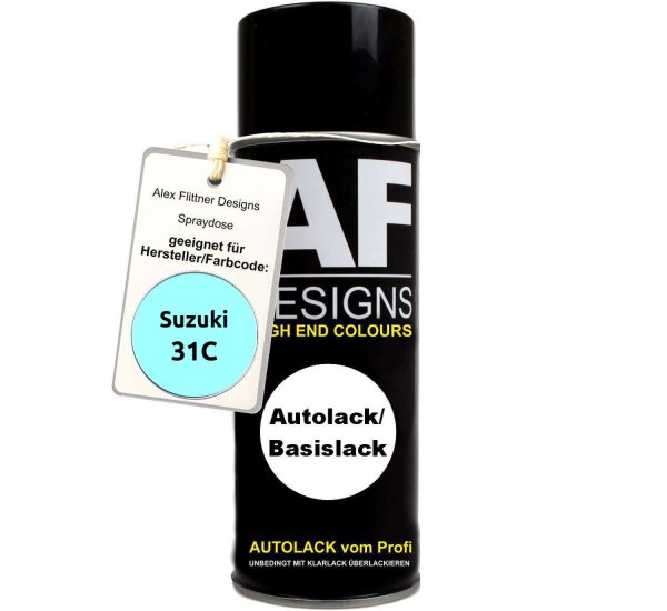 Für Suzuki 31C Pastel Blue Spraydose Basislack Sprühdose 400ml