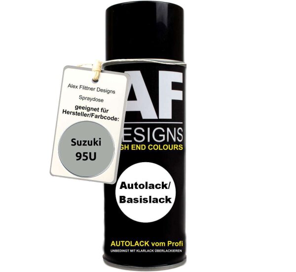 Für Suzuki 95U Titanium Silver Metallic Spraydose Basislack Sprühdose 400ml