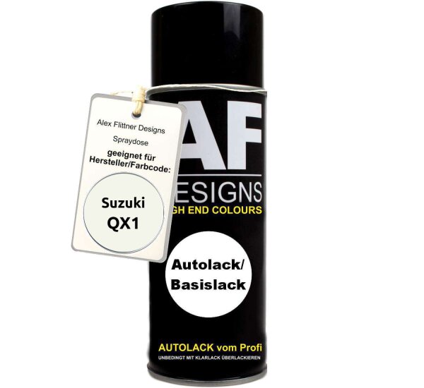 Für Suzuki QX1 White Pearl Spraydose Basislack Sprühdose 400ml