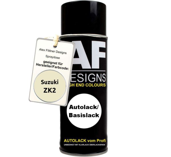 Für Suzuki ZK2 Pale Yellow Pearl Metallic Spraydose Basislack Sprühdose 400ml